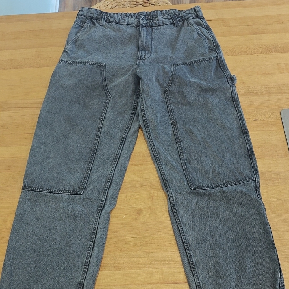 Zara Gray Denim Jeans